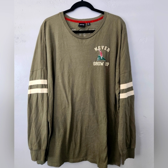 Disney Peter Pan Neverland Cotton Longsleeve Unisex Shirt 2X - Picture 5 of 7